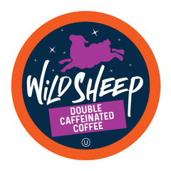 Wild Sheep High Caffeine coffee pod close-up for strong flavor and convenience.
