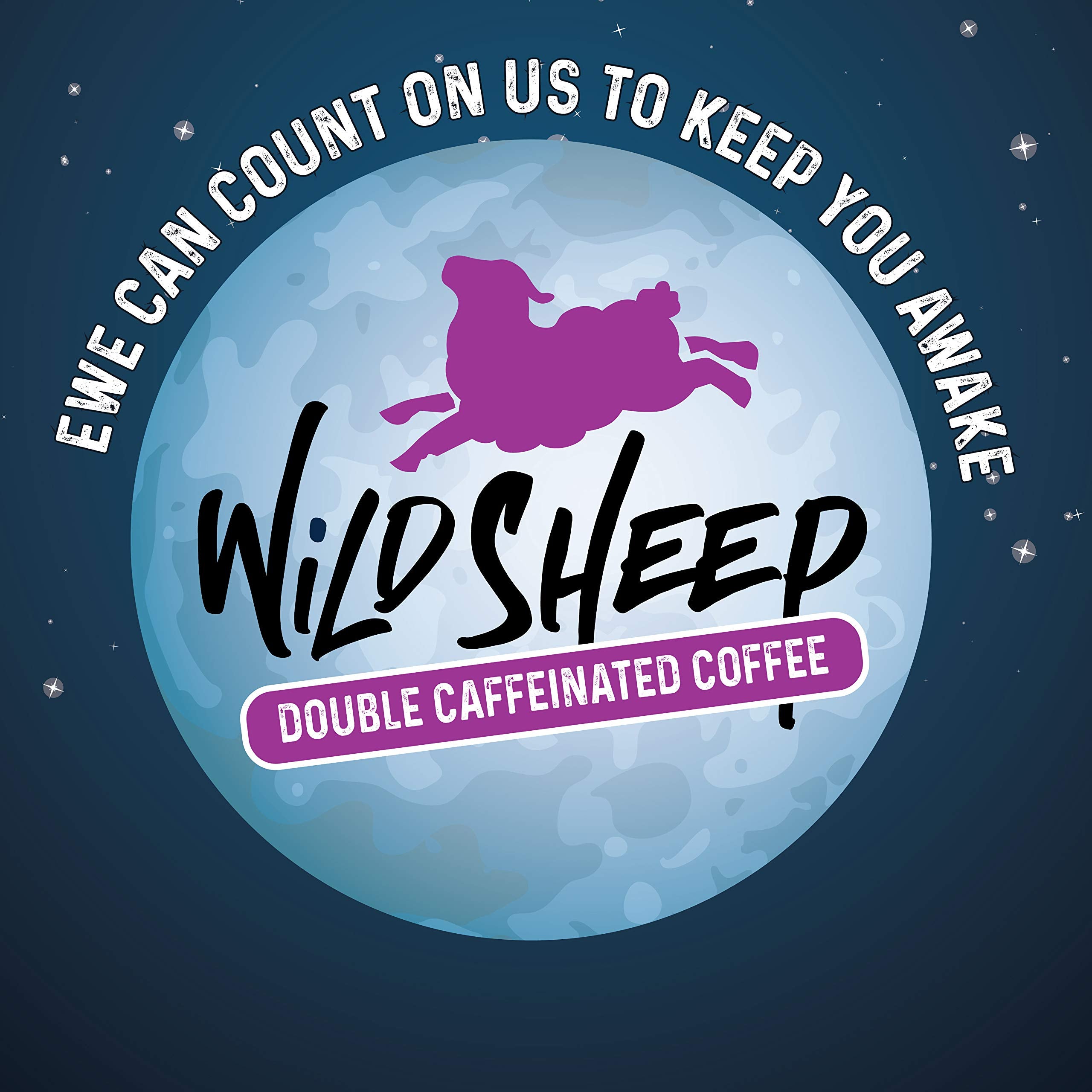 Wild Sheep High Caffeine on a desk setup supports morning productivity.