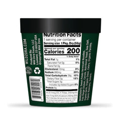 Wild Zora Chicken Noodle Soup Cup real meat chunks showcase hearty protein on the go