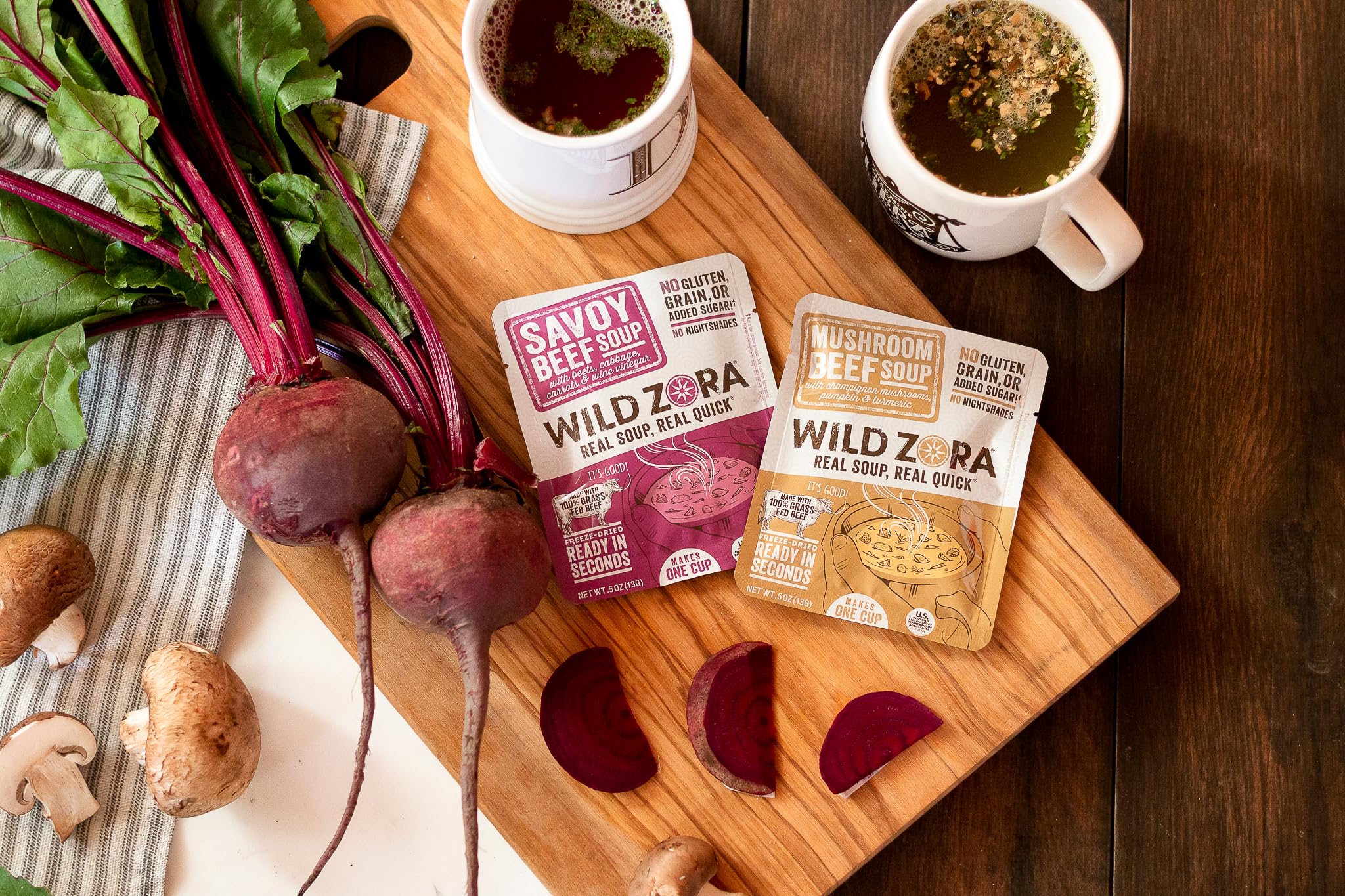 Wild Zora Turmeric-Curcumin detail signals warm color and aroma.