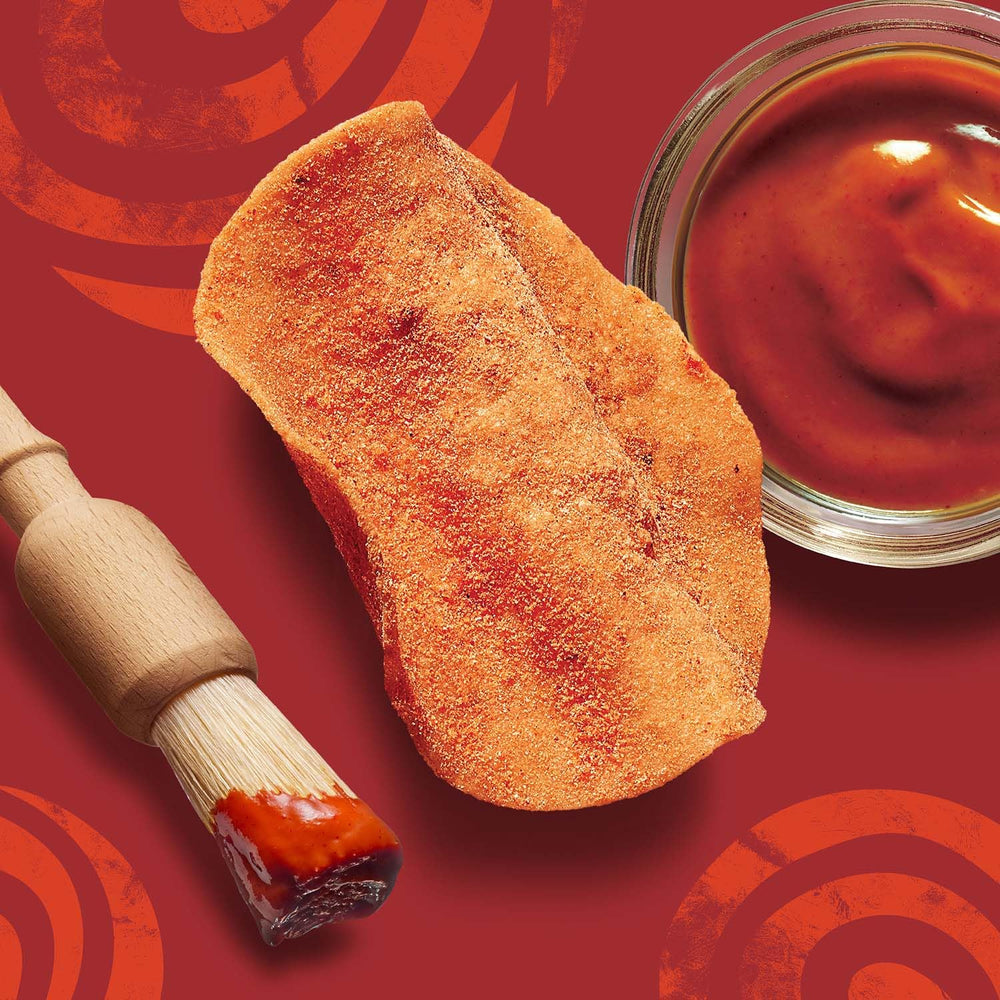 Single-serve WILDE Barbeque chips highlight real ingredients and allergen-free formula.
