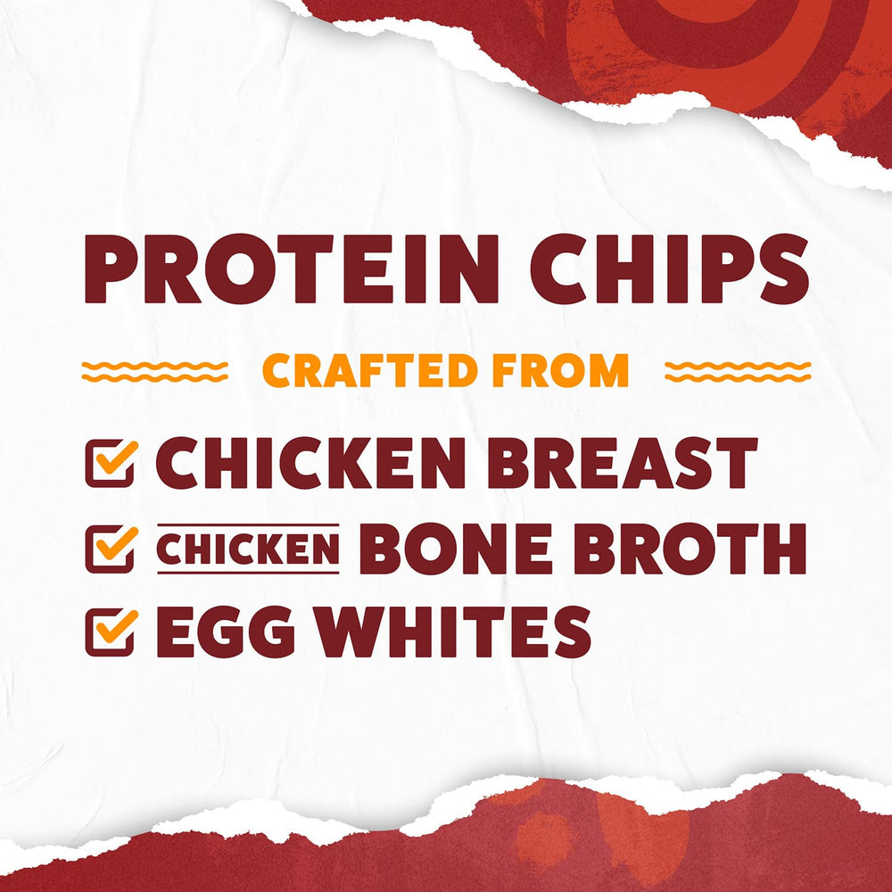 On-the-go pack of WILDE Barbeque chips for keto-friendly cravings.