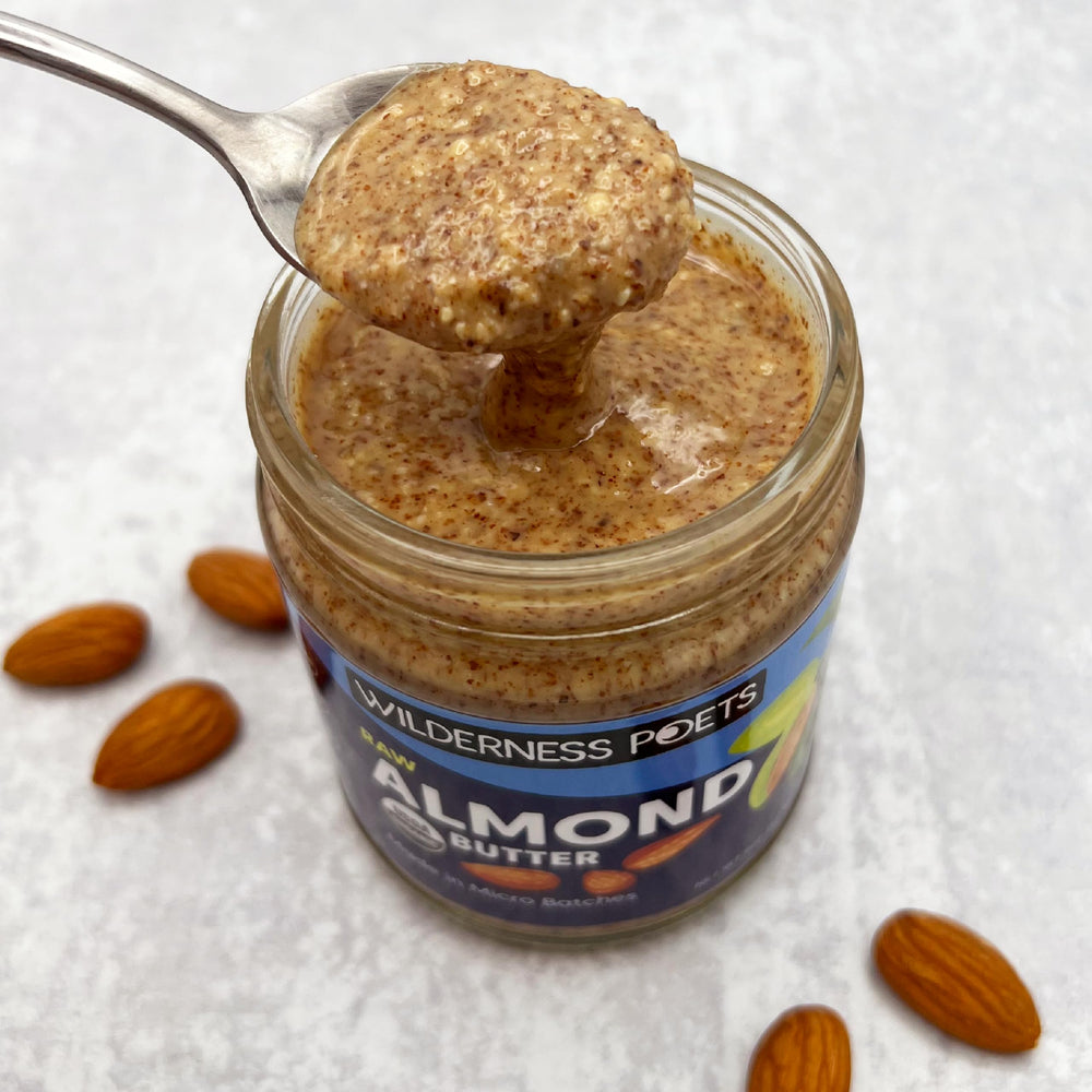 Wilderness Poets Almond Butter as baking ingredient adds depth to desserts.