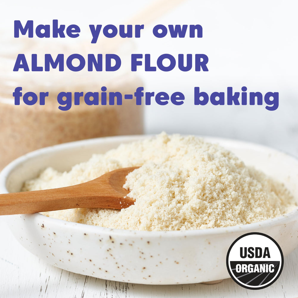 Almonds in a bowl ready for a crunchy, convenient snack.