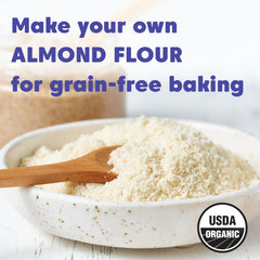 Almonds in a bowl ready for a crunchy, convenient snack.