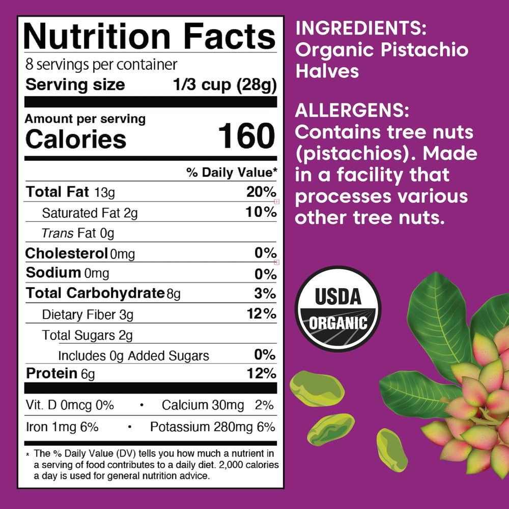 Wilderness Poets Pistachios unsalted snack closeup showing clean flavor