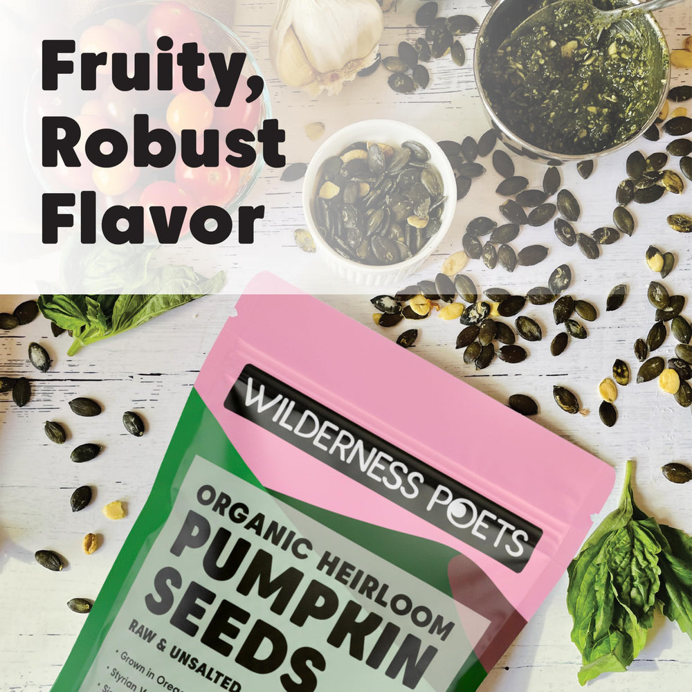 Wilderness Poets organic seeds sprinkled on salads for texture.