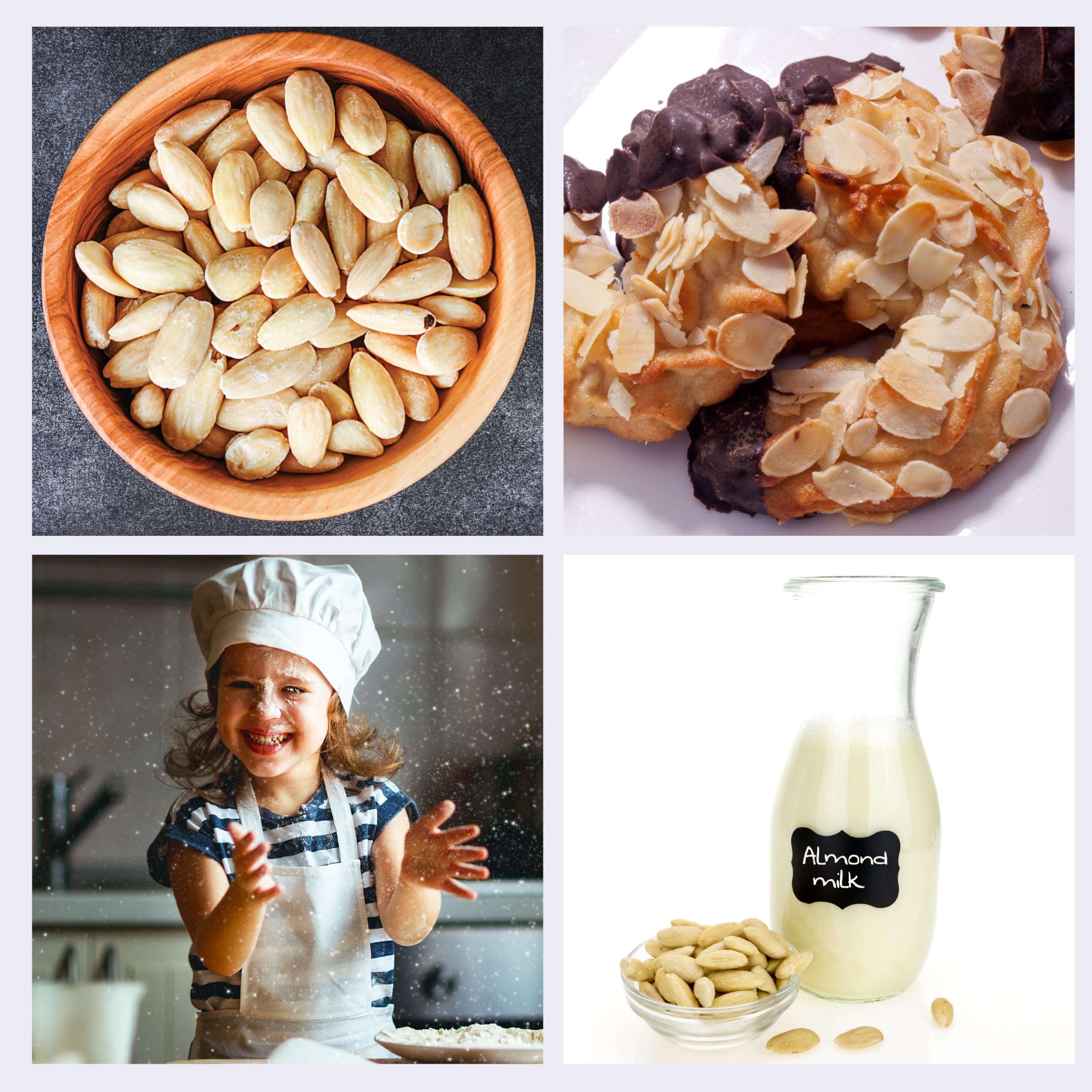 Snack plate featuring Wilderness Poets almonds for a healthy bite.
