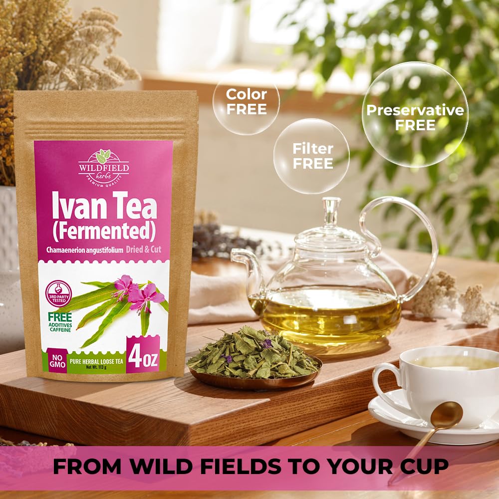 WildField Herbs rich aroma tea cup ready in minutes—perfect daily ritual.