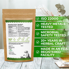 Wildfield Herbs Catnip Tea cup steeping for a soothing, caffeine-free moment.