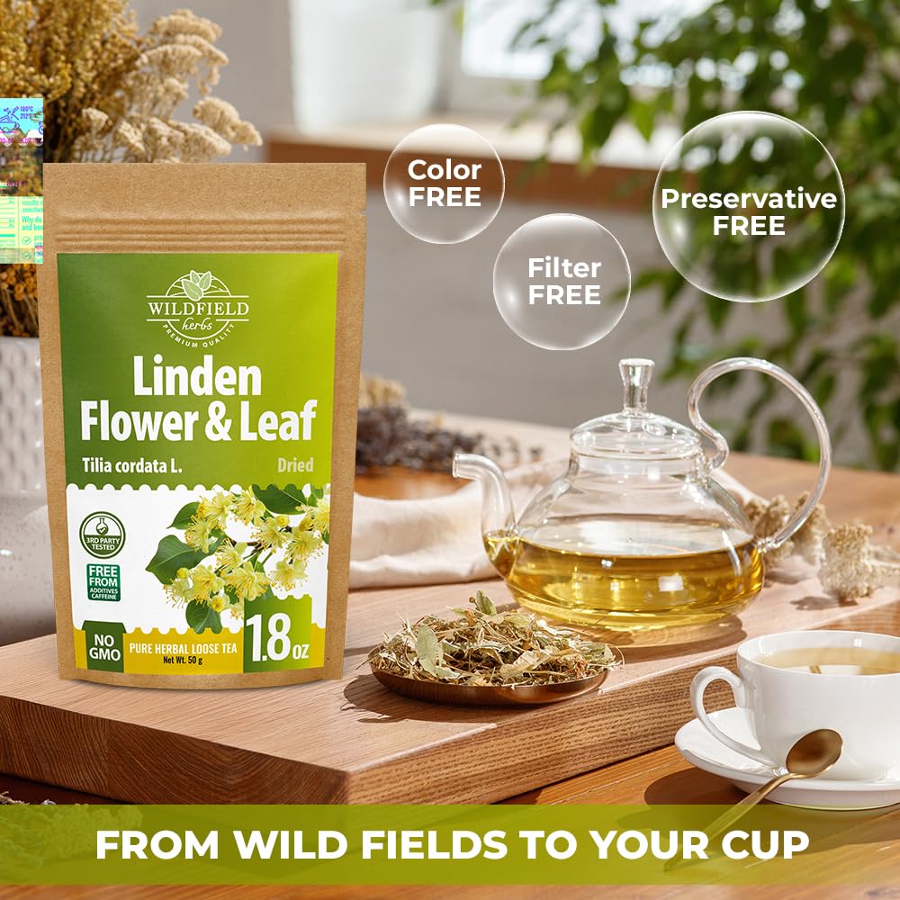 Wildfield Herbs Europe-origin Linden blossoms from trusted sources.