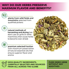 WildField Herbs Fireweed herb dried bundles ready for quick steeping and fragrant cups.