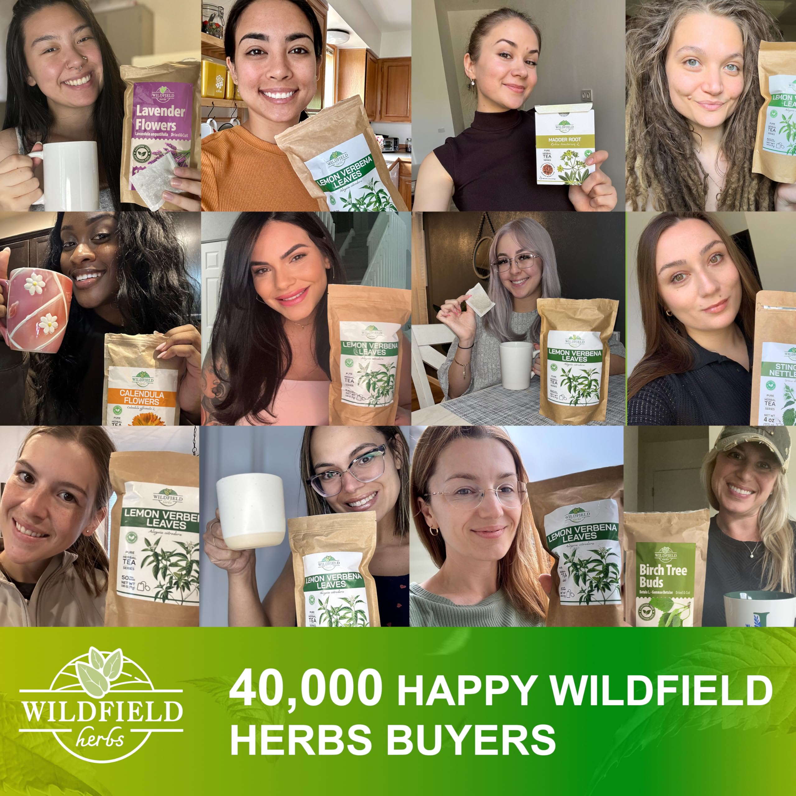 Wildfield Herbs hyssop quality-control seal confirms consistent quality
