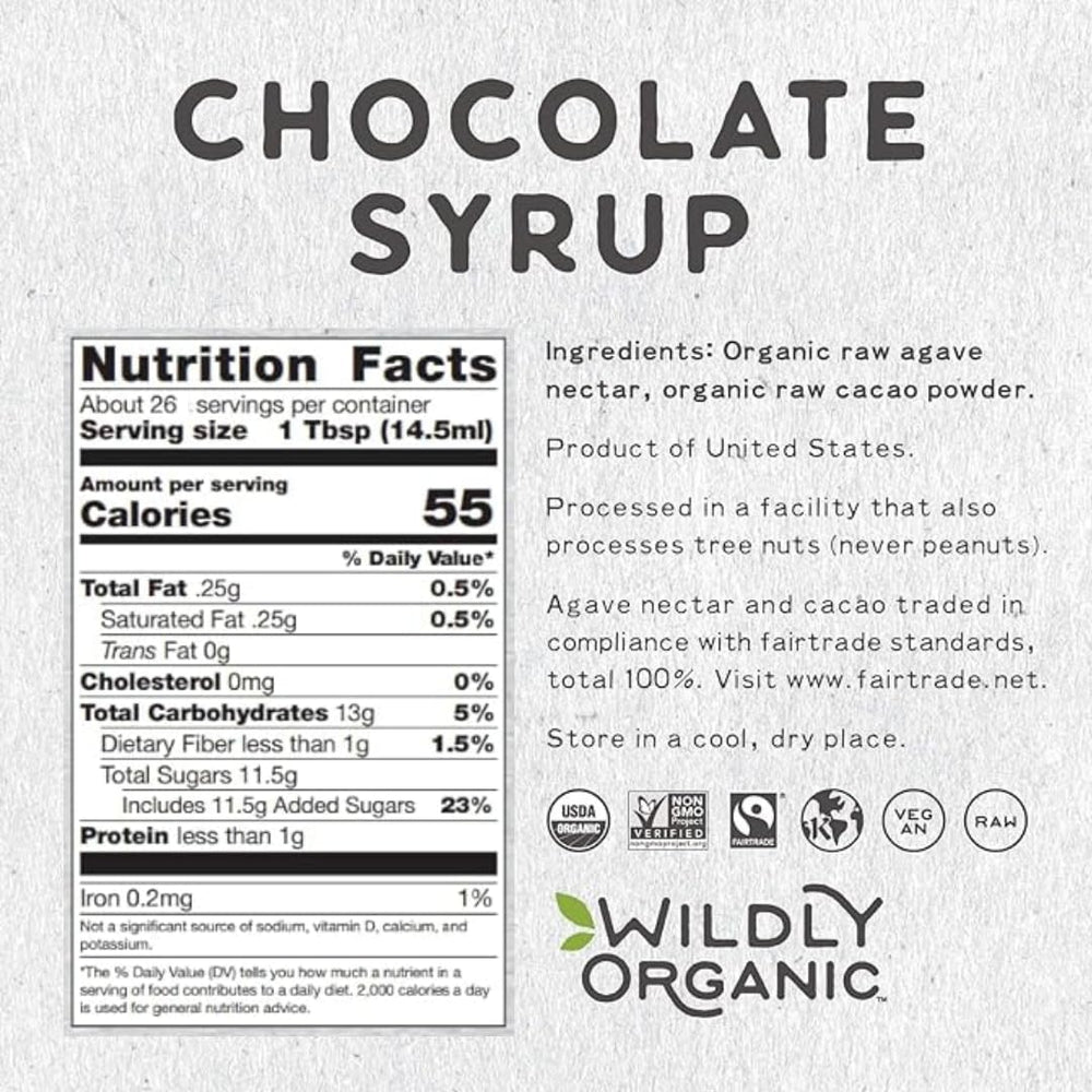 Wildly Organic Chocolate Syrup bottle gloss — perfect topping for sundaes