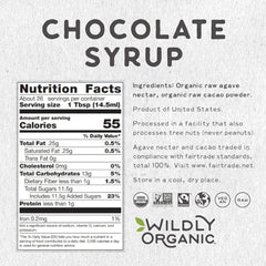 Wildly Organic Chocolate Syrup bottle gloss — perfect topping for sundaes