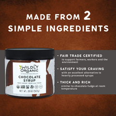 Wildly Organic Chocolate Syrup hot cocoa mug — rich flavor for cozy moments