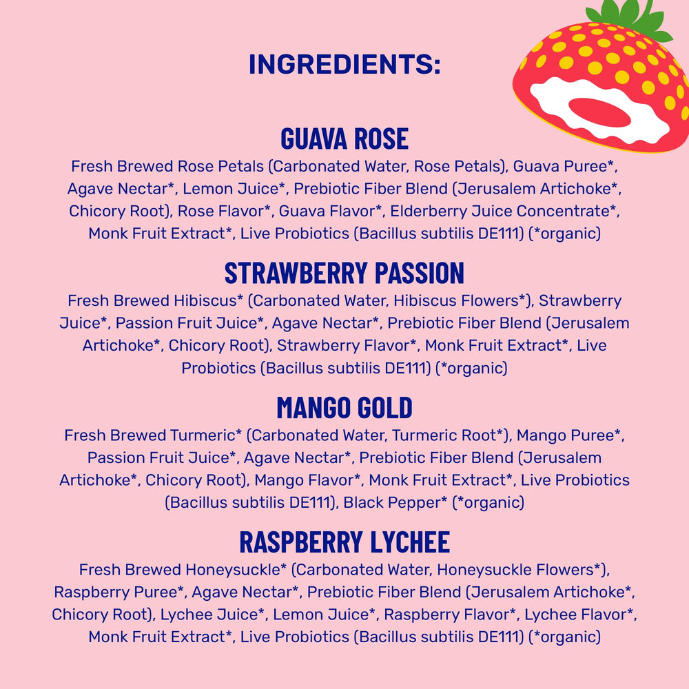 Wildwonder low sugar profile with 6g sugar per can
