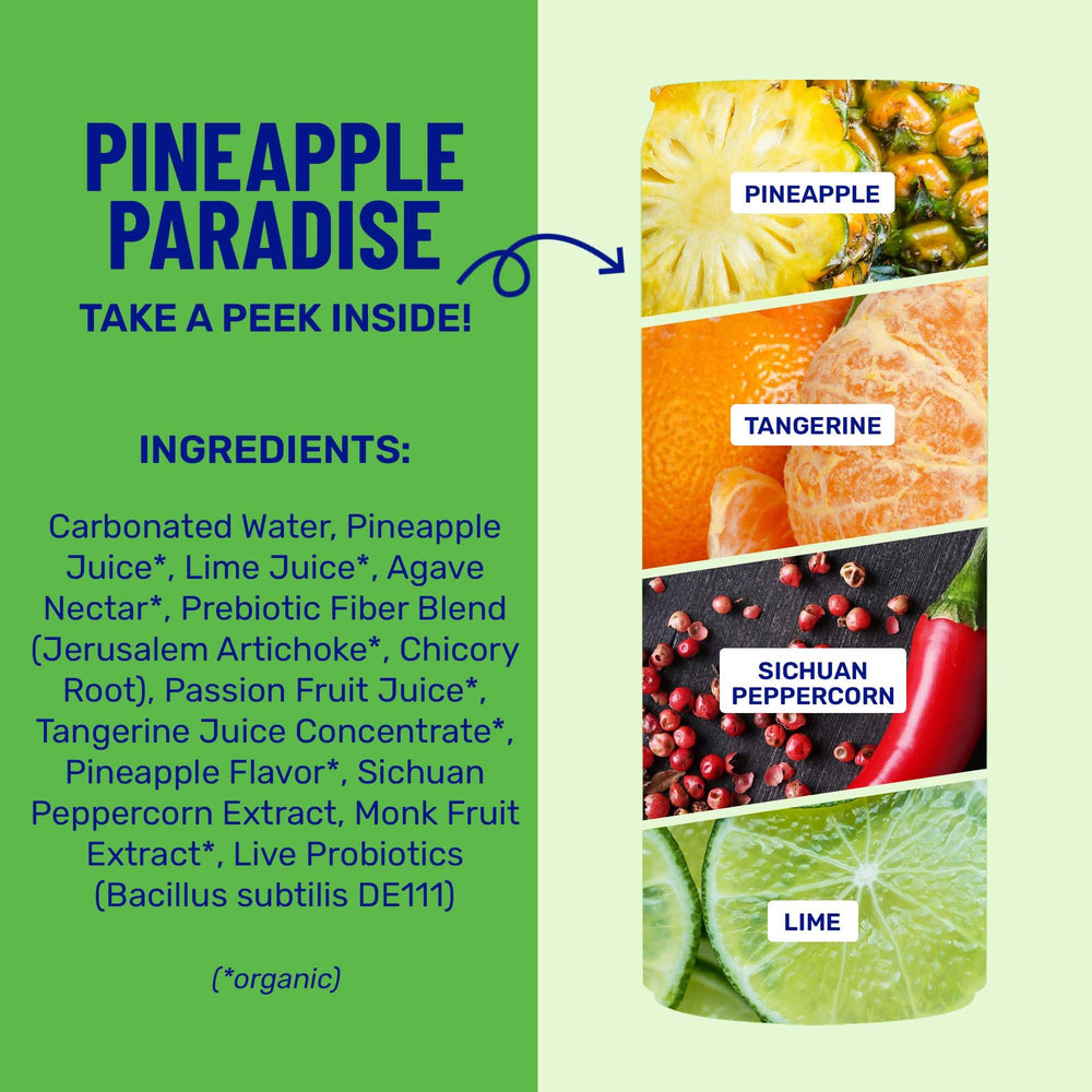 Wildwonder can with pineapple and citrus tones on shelf.