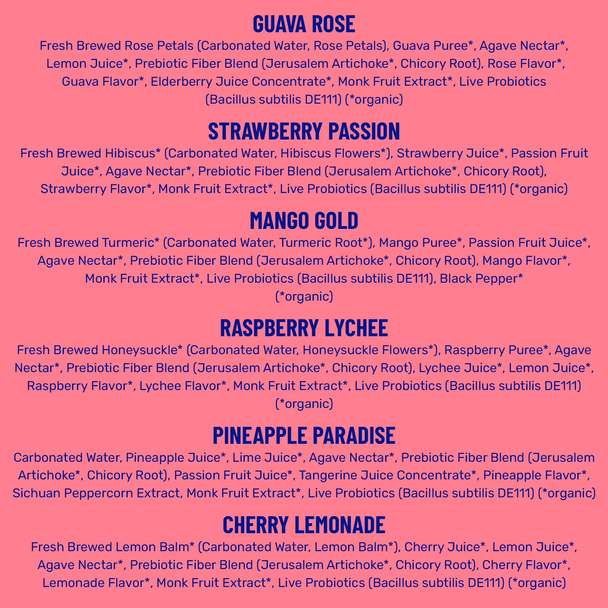 Wildwonder Guava Rose flavor can with probiotic benefits for on-the-go support.