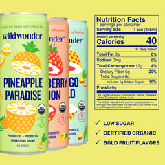 Wildwonder Mango Gold can presents bright flavor and probiotic compatibility