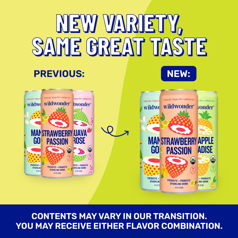 Wildwonder Strawberry Passion can offers a fruity, gut-friendly flavor option