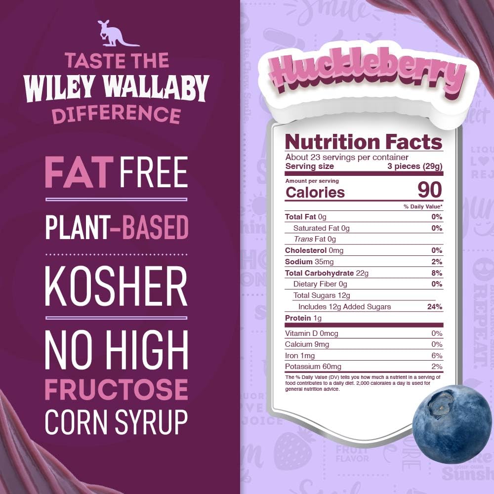 Wiley Wallaby 24oz classic packaging showcases premium licorice twists.