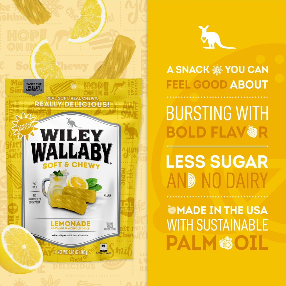 Wiley Wallaby Australian-style licorice with plant-based ingredients