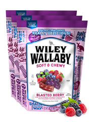 Wiley Wallaby blasted-berry-licorice-chunks offer fruity, soft chew for snacking.