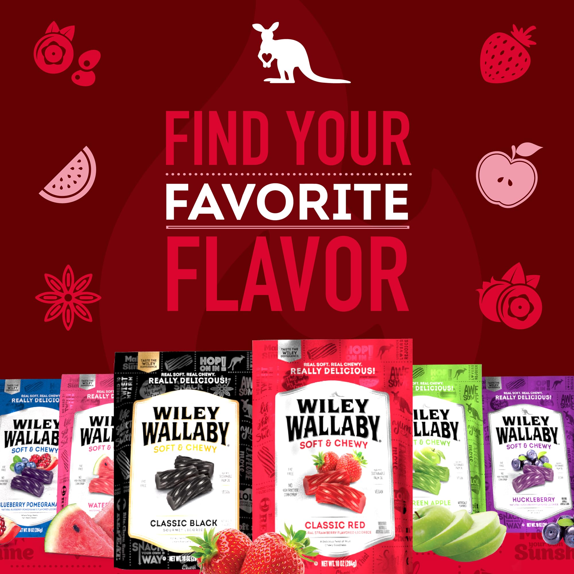 Wiley Wallaby licorice beans add texture and flavor to casual gatherings