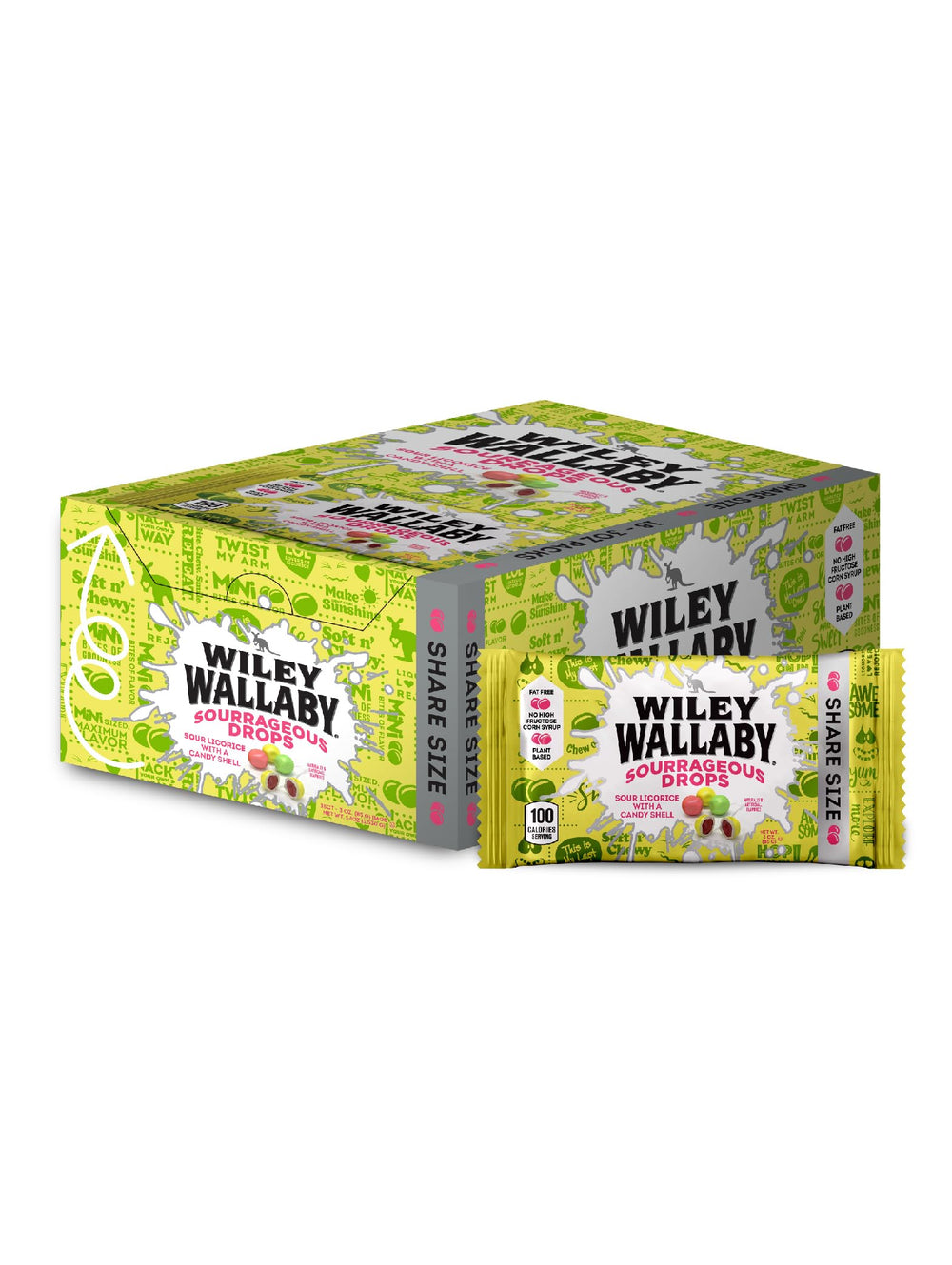 Wiley Wallaby licorice bites mini pack ready for quick snacking