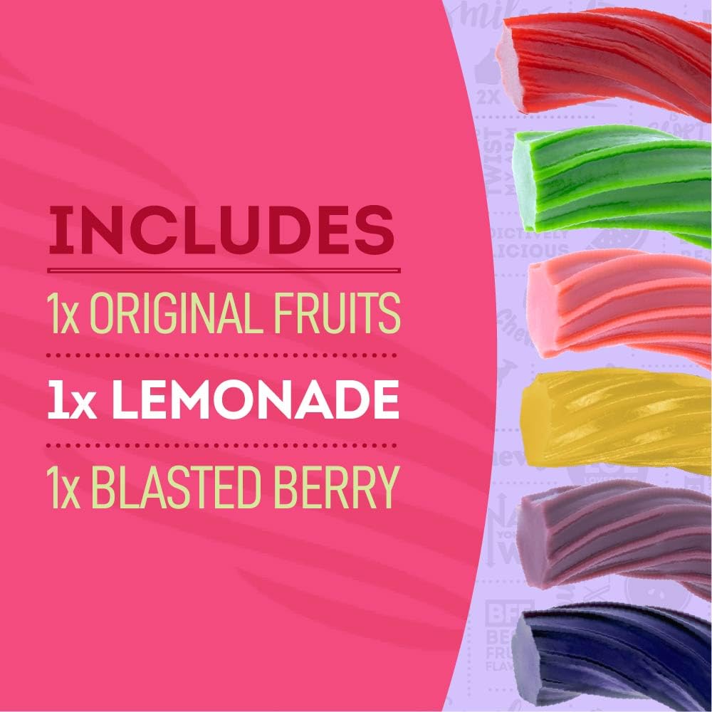 Wiley Wallaby licorice close-up reveals a soft, chewy texture ideal for sharing.