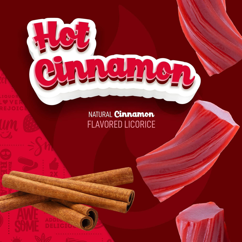 Wiley Wallaby licorice close-up highlights a glossy, tender texture