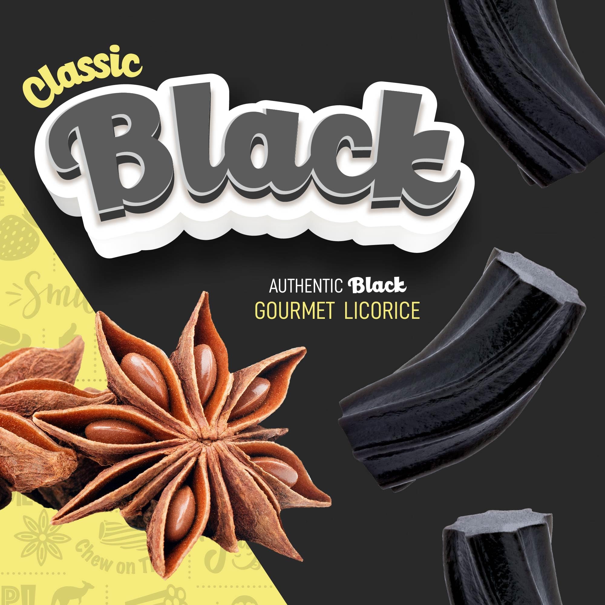 Wiley Wallaby licorice texture closeup—rich flavor and pliable bite