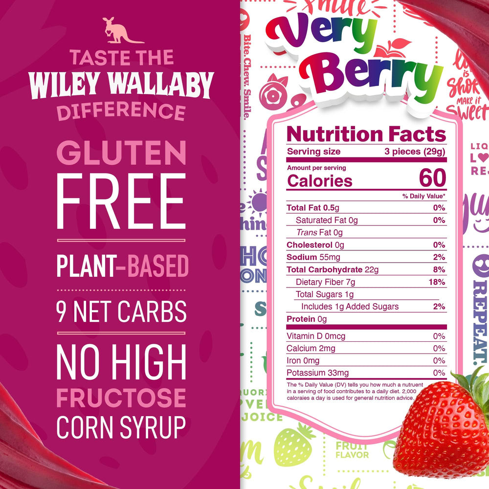 Wiley Wallaby low sugar licorice offers a tasty, lighter option for mindful snacking.