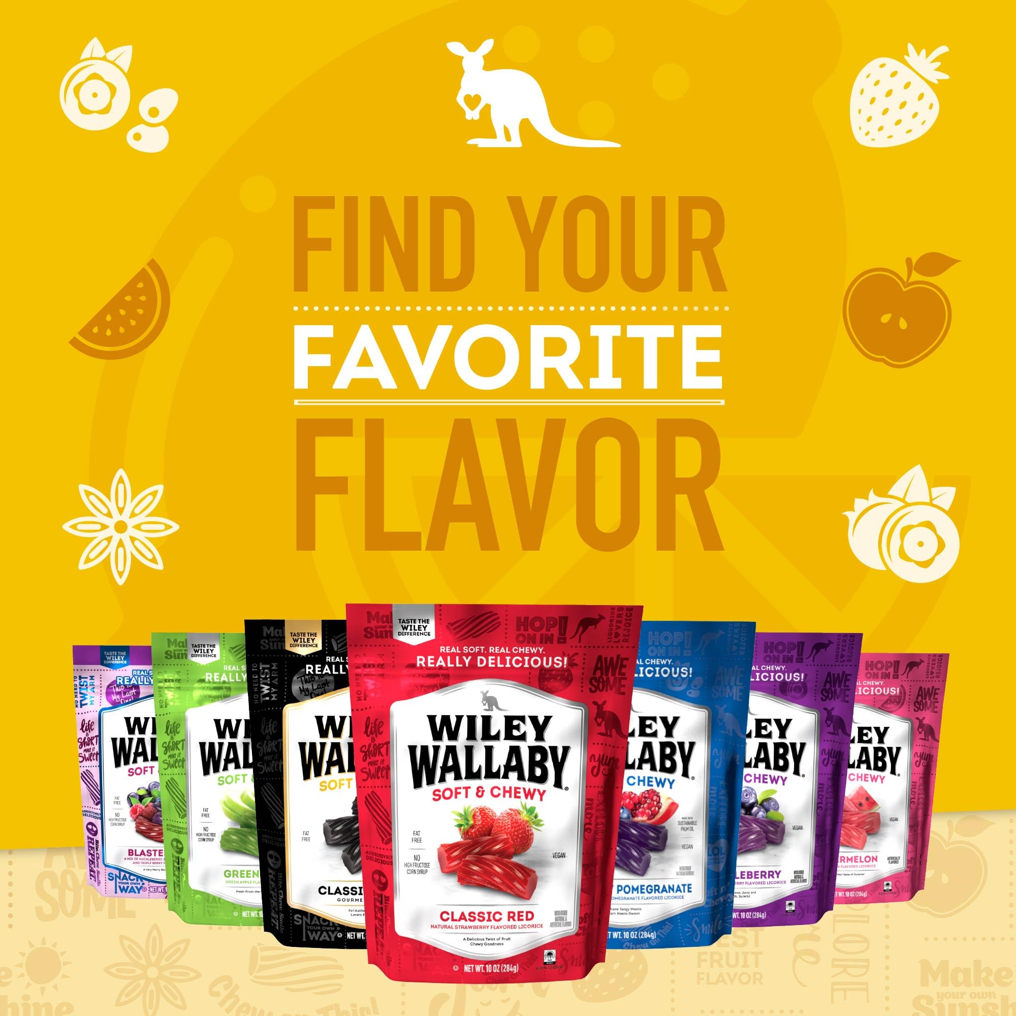 Wiley Wallaby lemonade licorice as a movie night snack