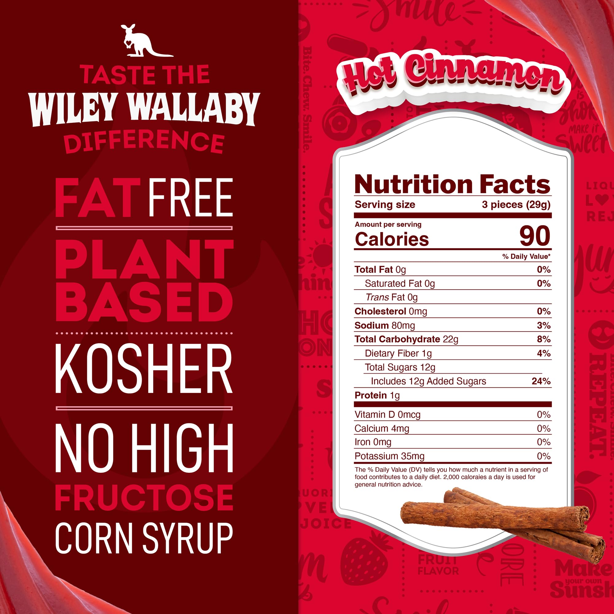 Wiley Wallaby soft chewy licorice bites in a convenient bag for snacking