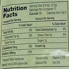 Wiley's seasoning label close-up shows savory, ham-inspired notes for beans.