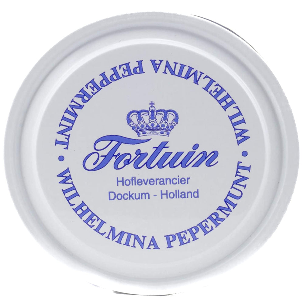 Opened tin reveals mints ready for sharing in any setting.