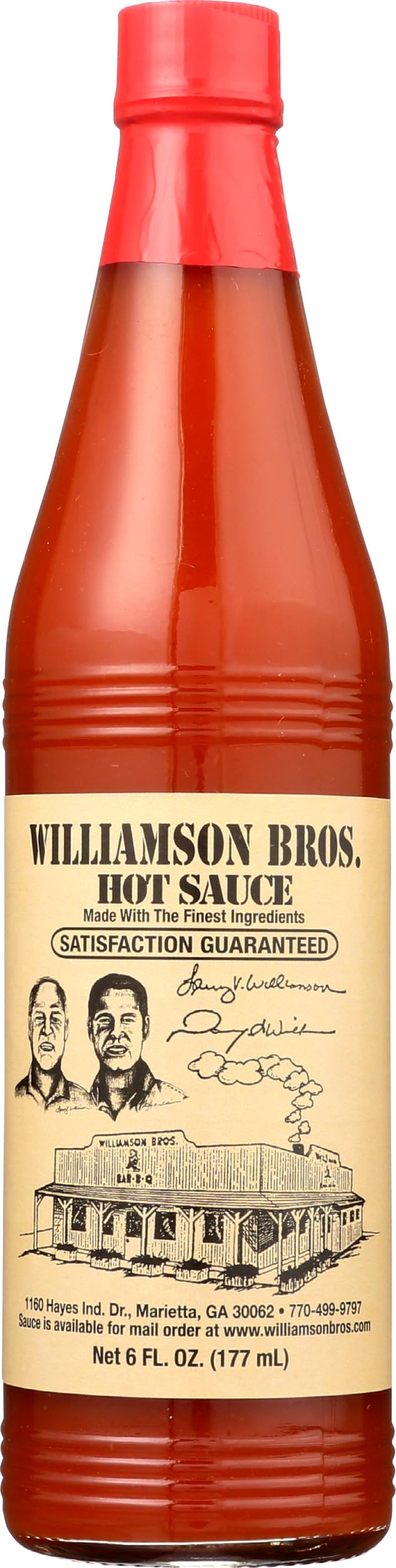 Williamson Bros. Hot Sauce bottle pour enhances bold flavor