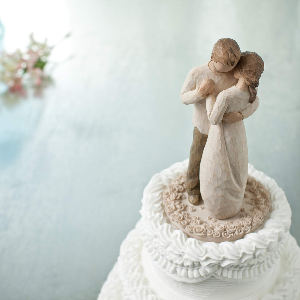 Willow Tree Promise Cake Topper packaged in gift-ready box.