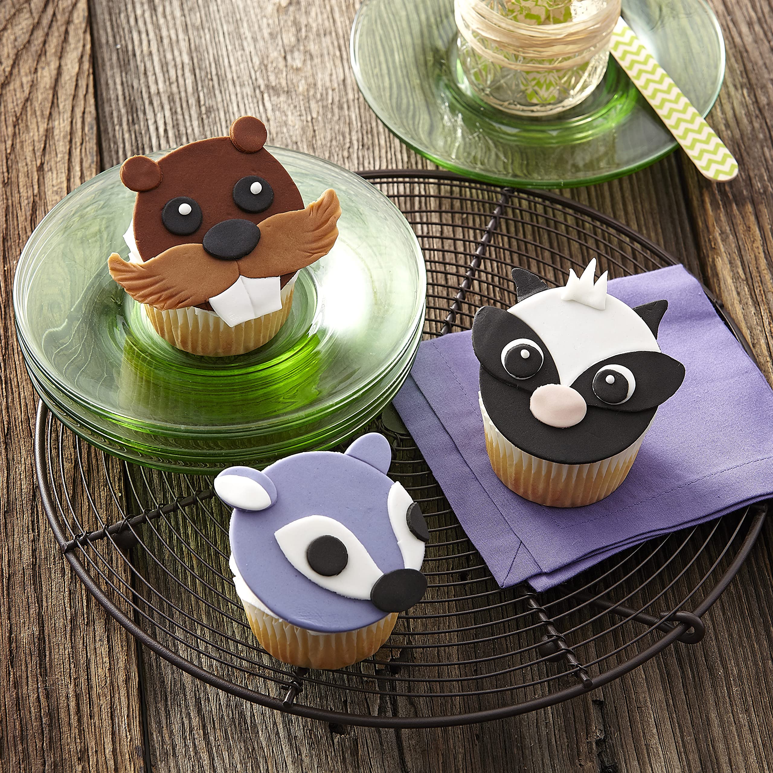 Wilton black fondant for bold outlines and detail work on treats.