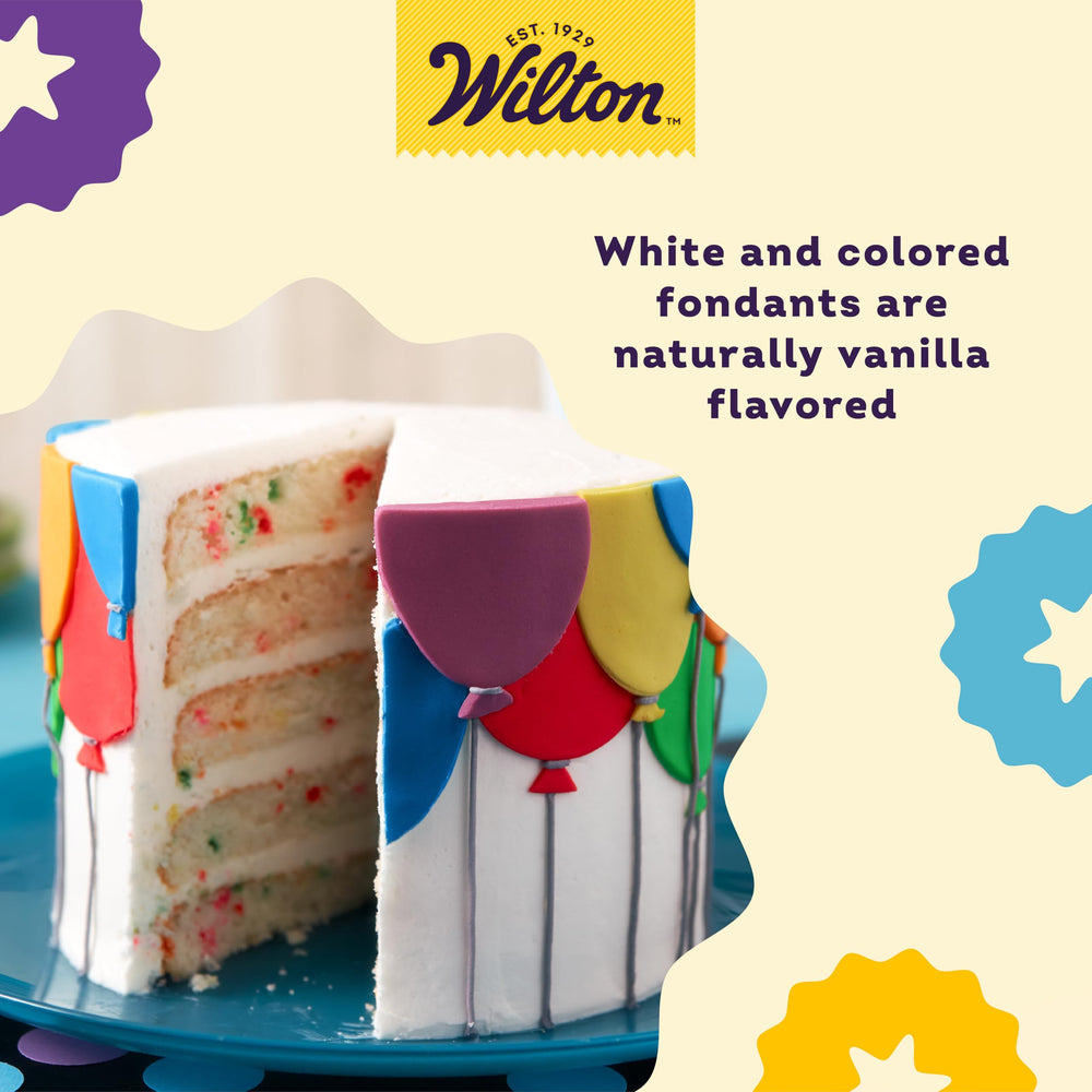 Smooth finish on a cake using Wilton royal blue fondant