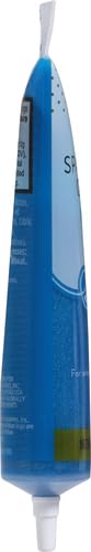 Wilton gel icing sparkle blue on ice cream for glossy accents
