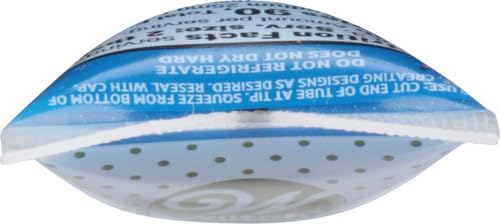 Wilton gel icing sparkle blue packaging shown for storage