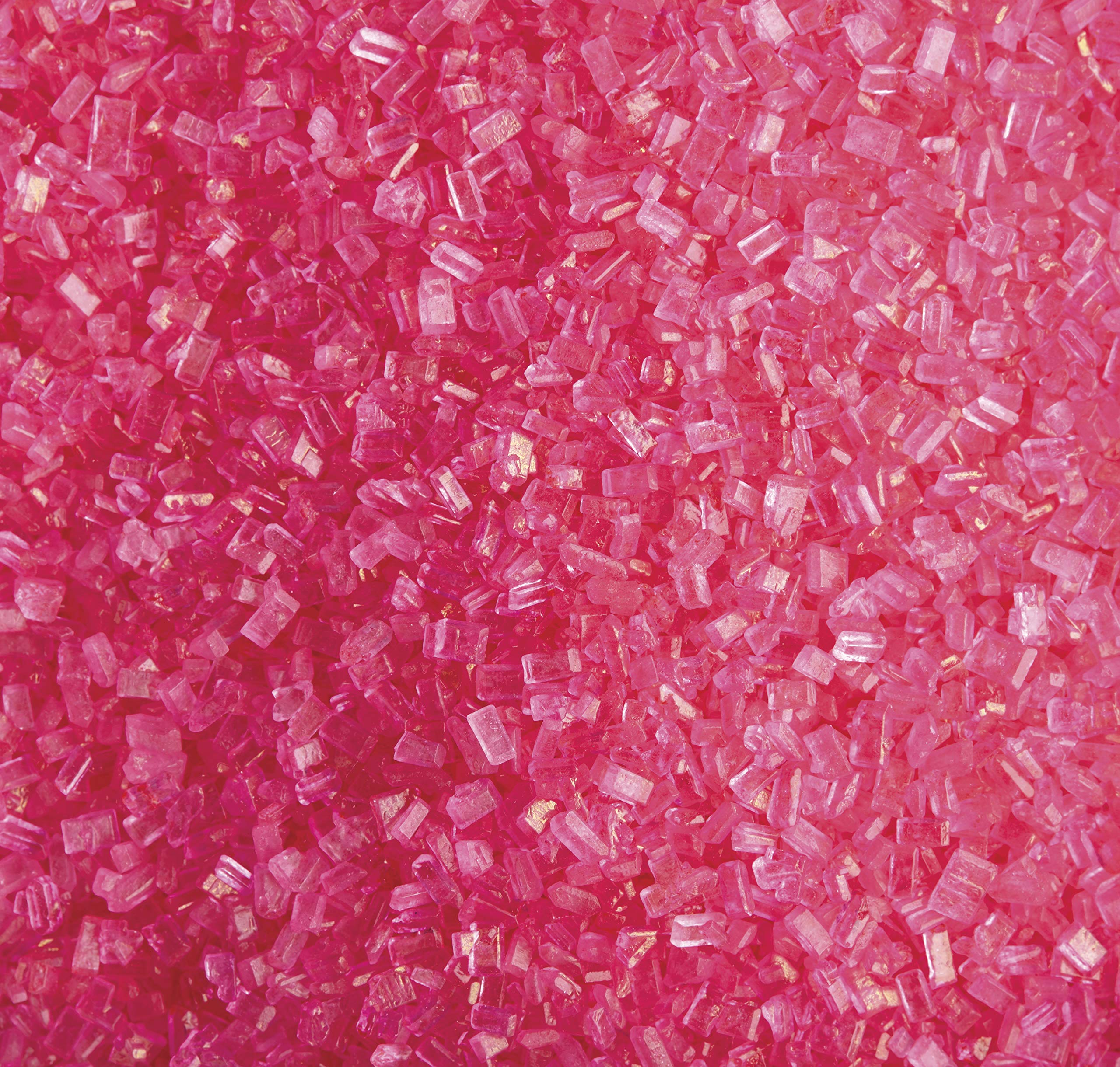 Wilton pink-sparkling-sugar-cake-decoration adds bakery-quality sparkle to cakes.