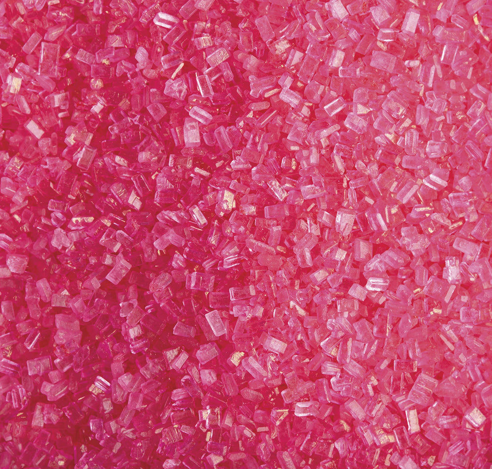 Wilton pink-sparkling-sugar-cake-decoration adds bakery-quality sparkle to cakes.