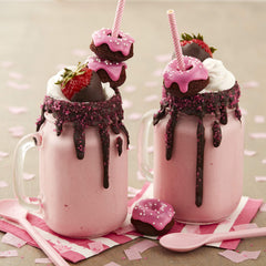 Wilton pink-sparkling-sugar-cookie-finishes delivers a shimmering touch to cookies.