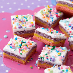 Wilton Pink Sugar Pearls dust cookies for a festive touch.