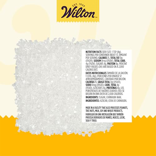 Made in a diverse facility, Wilton sparkling sugar maintains high quality and safety.