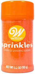 Wilton Sparkling Sugar Orange bottle for precise, mess-free decorating